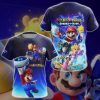 Mario + Rabbids Sparks of Hope Video Game 3D All Over Printed T-shirt Tank Top Zip Hoodie Pullover Hoodie Hawaiian Shirt Beach Shorts Jogger T-shirt S