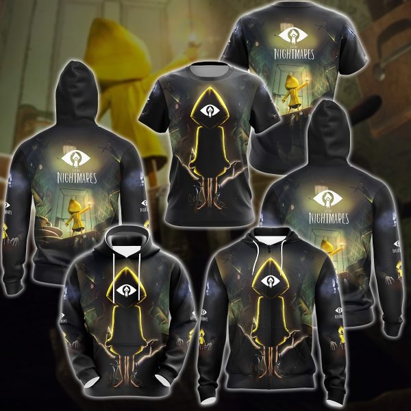 Little Nightmares Video Game 3D All Over Printed T-shirt Tank Top Zip Hoodie Pullover Hoodie Hawaiian Shirt Beach Shorts Jogger