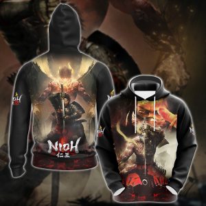 Nioh 2 Video Game 3D All Over Printed T-shirt Tank Top Zip Hoodie Pullover Hoodie Hawaiian Shirt Beach Shorts Jogger Hoodie S 