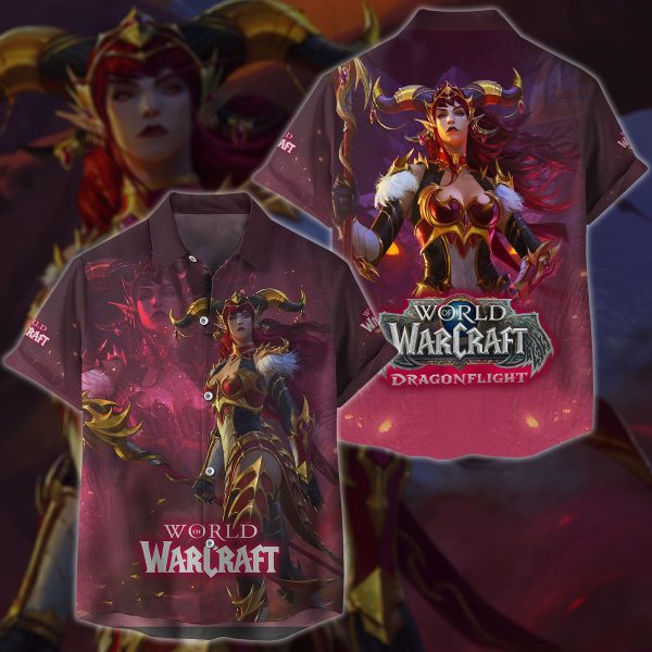 World of Warcraft: Dragonflight Video Game 3D All Over Printed T-shirt Tank Top Zip Hoodie Pullover Hoodie Hawaiian Shirt Beach Shorts Jogger Hawaiian Shirt S