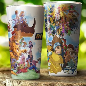 Digimon Video Game Insulated Stainless Steel Tumbler 20oz / 30oz 30oz  