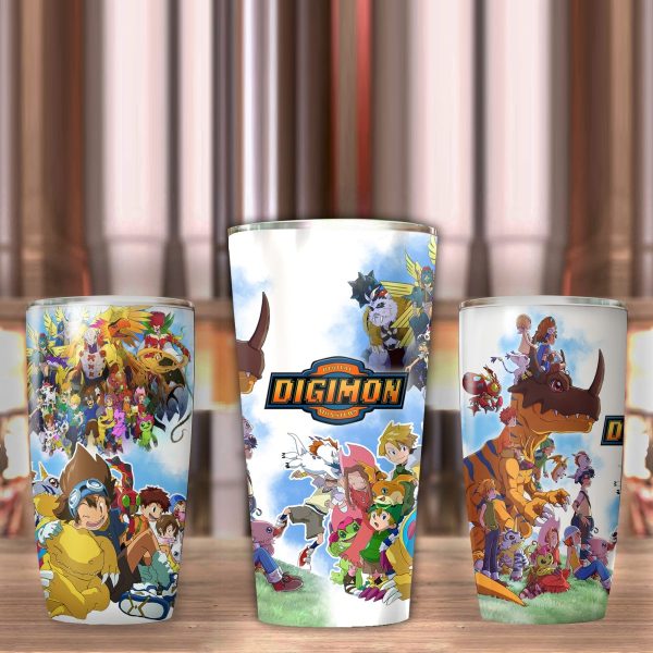 Digimon Video Game Insulated Stainless Steel Tumbler 20oz / 30oz