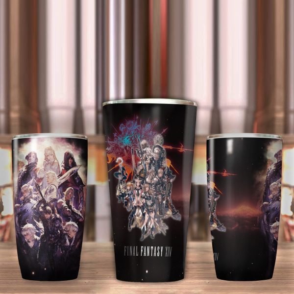 Final Fantasy XIV Video Game Insulated Stainless Steel Tumbler 20oz / 30oz