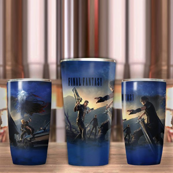 Final Fantasy XV Video Game Insulated Stainless Steel Tumbler 20oz / 30oz