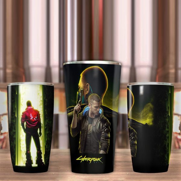 Cyberpunk 2077 Video Game Insulated Stainless Steel Tumbler 20oz / 30oz