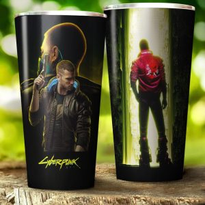 Cyberpunk 2077 Video Game Insulated Stainless Steel Tumbler 20oz / 30oz 30oz  