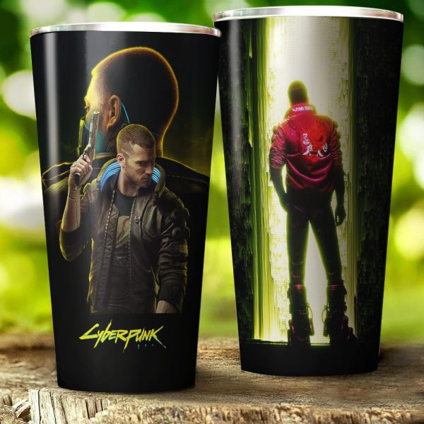 Cyberpunk 2077 Video Game Insulated Stainless Steel Tumbler 20oz / 30oz 30oz