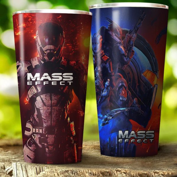 Mass Effect Video Game Insulated Stainless Steel Tumbler 20oz / 30oz 30oz