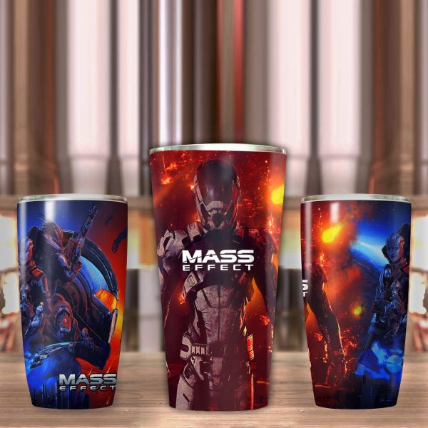 Mass Effect Video Game Insulated Stainless Steel Tumbler 20oz / 30oz