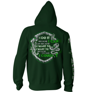 Slytherin Harry Potter Zip Up Hoodie