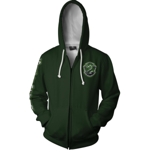 Slytherin Harry Potter Zip Up Hoodie