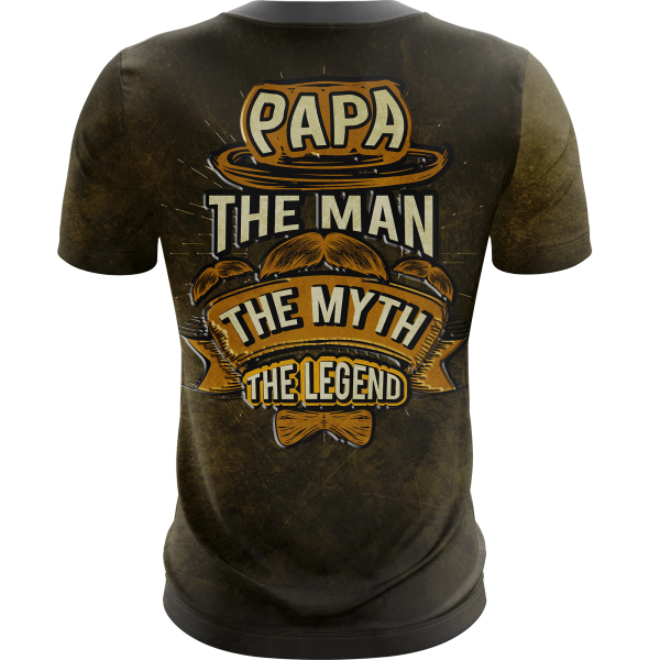 Papa - The Man The Myth The Legend Unisex 3D T-shirt