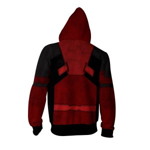 Deadpool Zip Up Hoodie