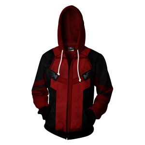 Deadpool Zip Up Hoodie