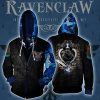 The Ravenclaw Eagle Harry Potter Zip Up Hoodie