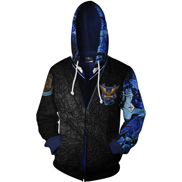 The Ravenclaw Eagle Harry Potter Zip Up Hoodie