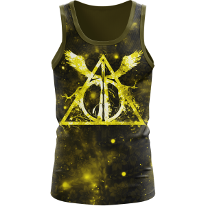 The Hufflepuff Badger Harry Potter 3D Tank Top