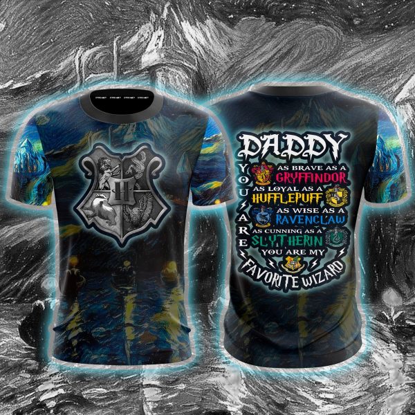 Daddy - You Are My Favorite Wizard Harry Potter Unisex 3D T-shirt