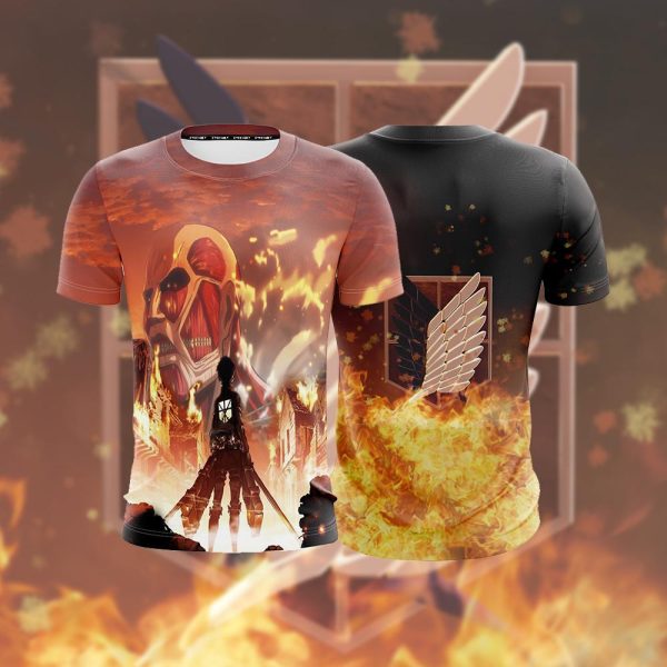 Attack On Titan Character Anime Movie Lover Unisex 3D T-shirt