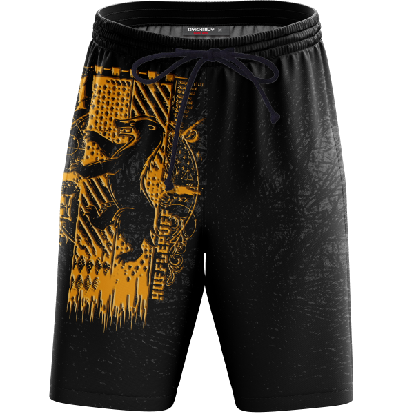 The Hufflepuff Badger Harry Potter Beach Short