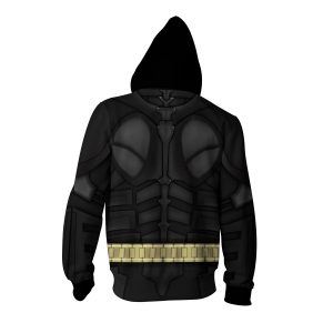 Batman Suit Zip Up Hoodie