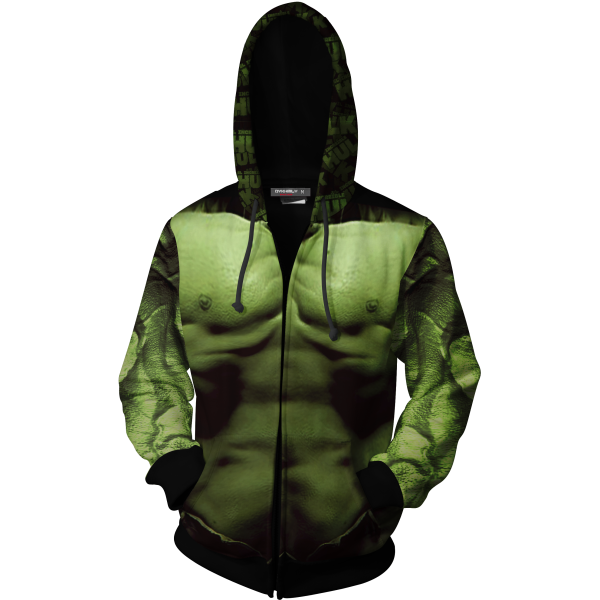 Hulk Suit Zip Up Hoodie