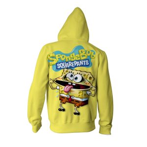 SpongeBob SquarePants 3D Zip Up Hoodie