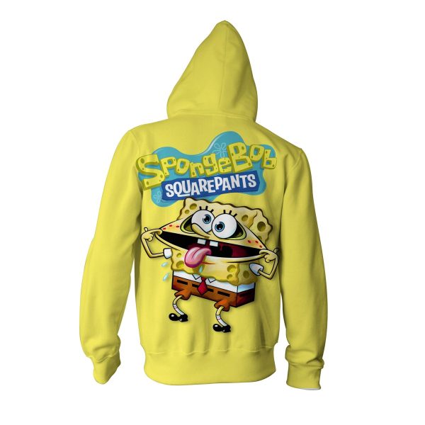 SpongeBob SquarePants 3D Zip Up Hoodie