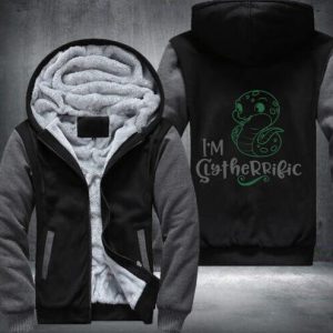 Harry Potter Winter Zipped Hoodies Slytherin