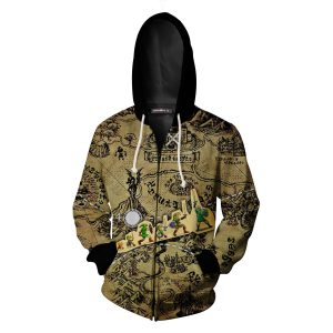 The Legend Of Zelda Zip Up Hoodie