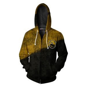 Harry Potter Hufflepuff House Zip Up Hoodie