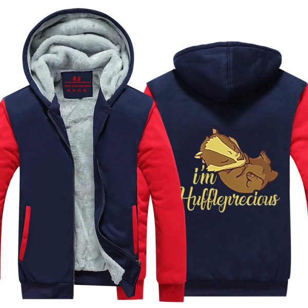 The Hufflepuff Badger Harry Potter Winter Zip Hoodies