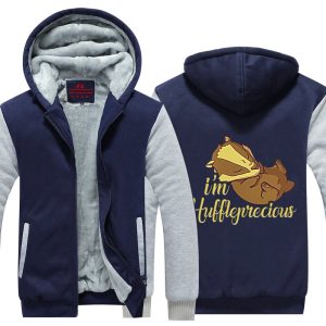 The Hufflepuff Badger Harry Potter Winter Zip Hoodies