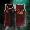 The Gryffindor Lion Hogwarts Harry Potter 3D Tank Top