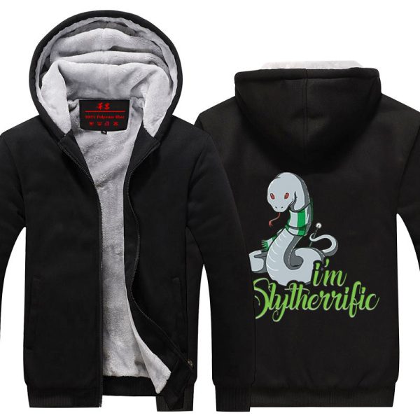 I'm Slytherrific Harry Potter House Winter Zip Hoodies