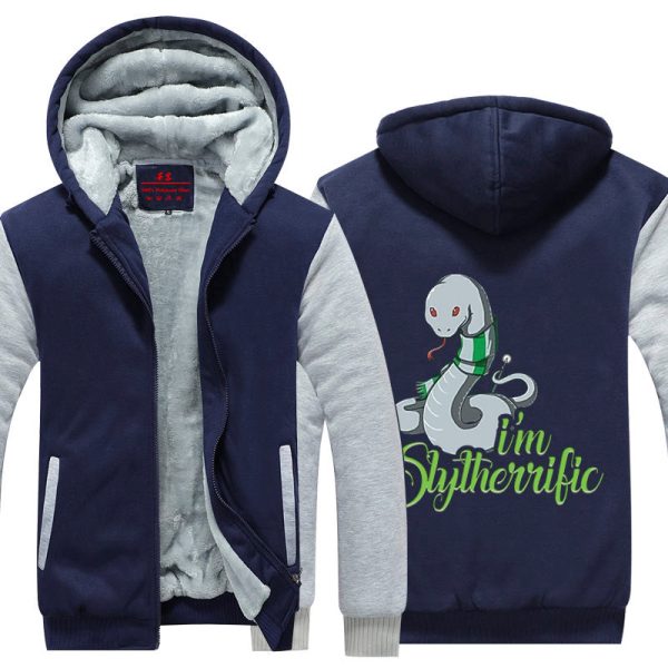 I'm Slytherrific Harry Potter House Winter Zip Hoodies