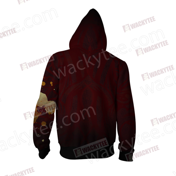 The Gryffindor Lion Hogwarts Harry Potter Zip Up Hoodie