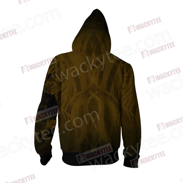 The Hufflepuff Badger Hogwarts Harry Potter Zip Up Hoodie