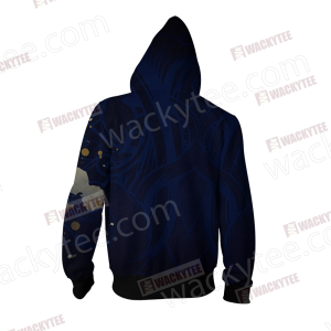 The Ravenclaw Eagle Hogwarts Harry Potter Zip Up Hoodie