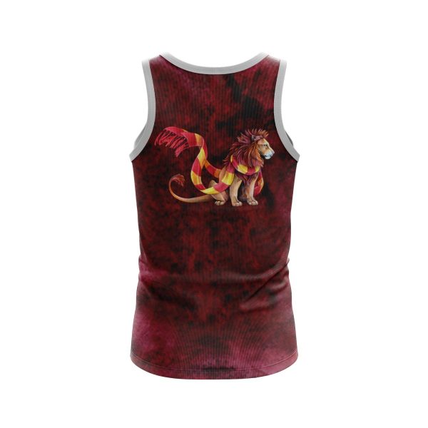 The Gryffindor Lion Hogwarts Harry Potter 3D Tank Top