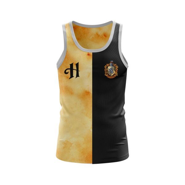 The Hufflepuff Badger Hogwarts Harry Potter 3D Tank Top