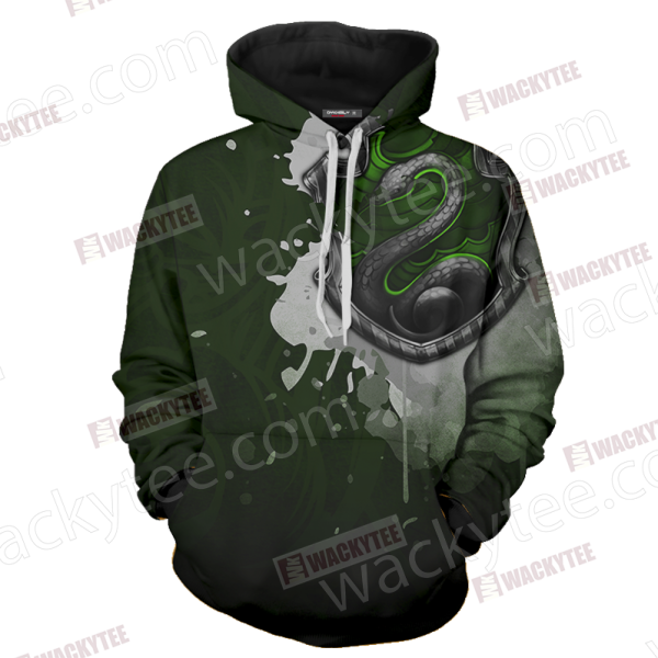 The Slytherin Snake Hogwarts Harry Potter 3D Hoodie