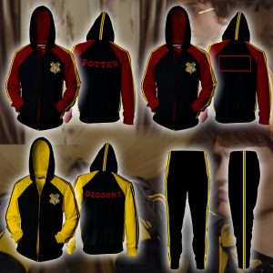 Harry Potter Quidditch World Cup Diggory (Custom) Zip Up Hoodie