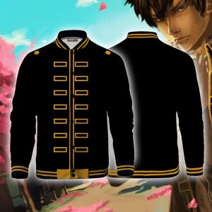 Anime Hijikata Toushirou Gintama Fan Baseball Jacket