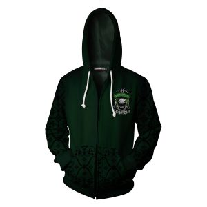 I Don't Give A SlytherShit Harry Potter 3D Zip Up Hoodie