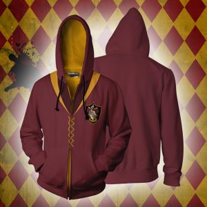 The Gryffindor Quidditch Team Harry Potter Zip Up Hoodie