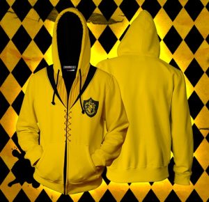 The Hufflepuff Quidditch Team Harry Potter Zip Up Hoodie