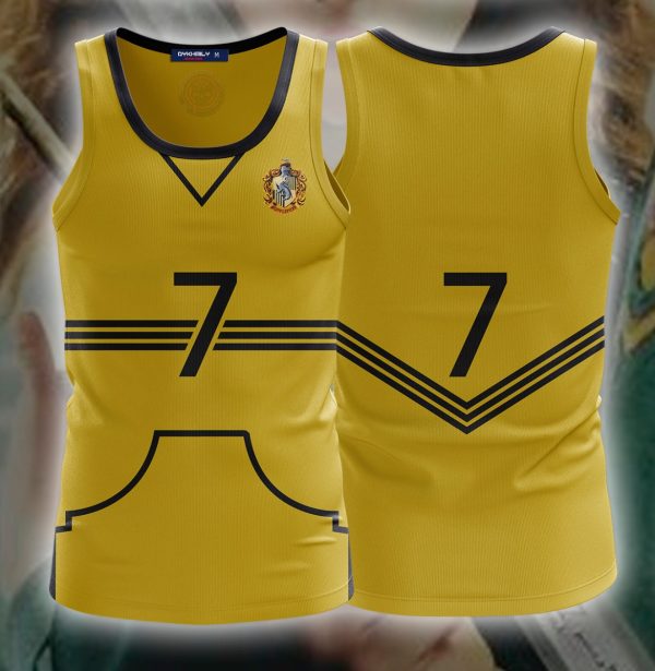 Harry Potter The Hufflepuff Quidditch Team 3D Tank Top