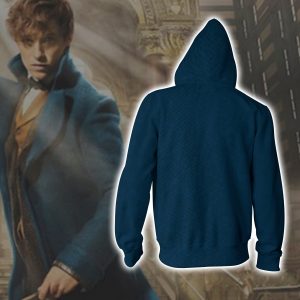 Newt Scamander Fantastic Beast Harry Potter Cosplay Zip Up Hoodie Jackets