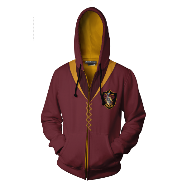 The Gryffindor Quidditch Team Harry Potter Zip Up Hoodie